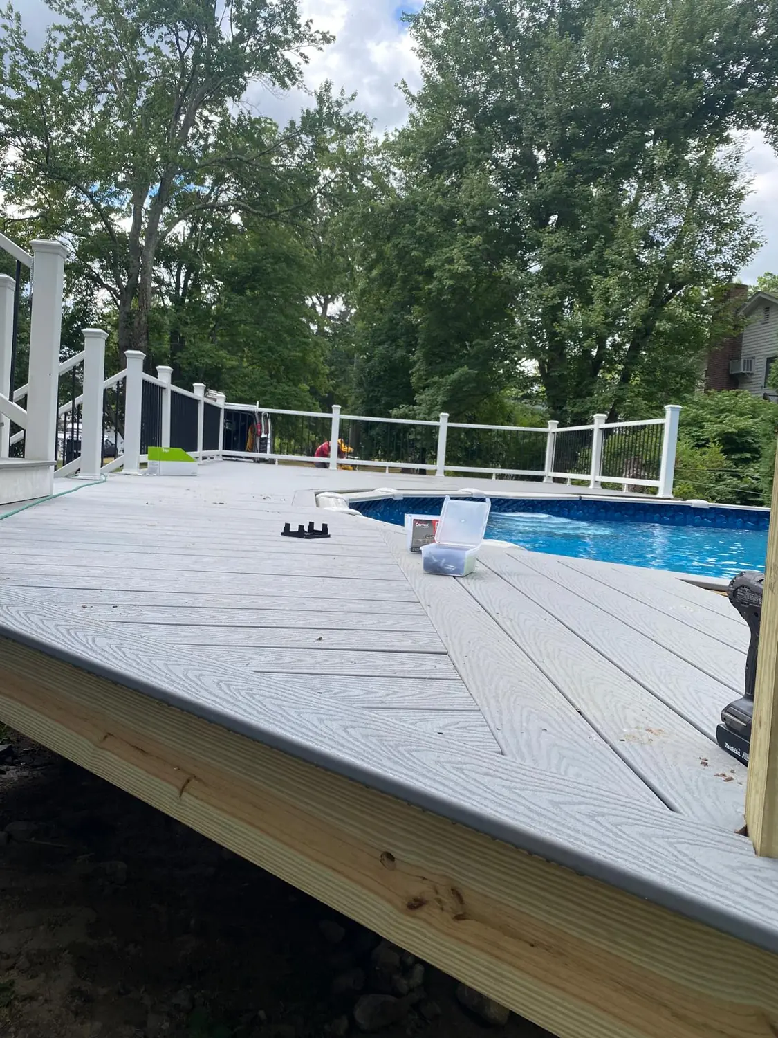 Pool Deck in Salem, NH — after
